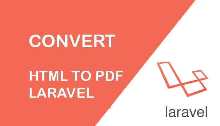 html to pdf laravel